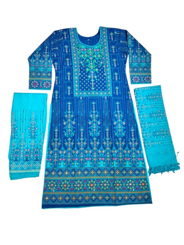 ladies cotton three pice